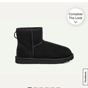 UGG Black Sole Boots Mini II